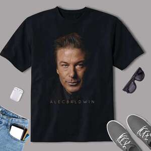 Alec Baldwin Film Actor Movie Fan Retro Graphic T-Shirt